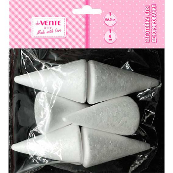 Фигурки пенопластовые deVENTE "Конусы" 80*45мм 6шт 8003921