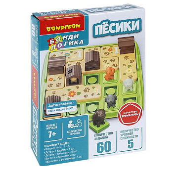 Bondibon Логическая игра БондиЛогика Пёсики ВВ6397