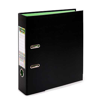 Регистратор 75мм Expert Complete "Trend.Black&color" ЕС100262114 чёрн./салат.,PV