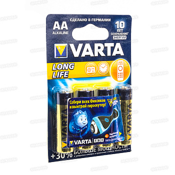 LR6 Батарейки Varta 4106 Energy BL-4 (цена за 1 шт.) 00005525