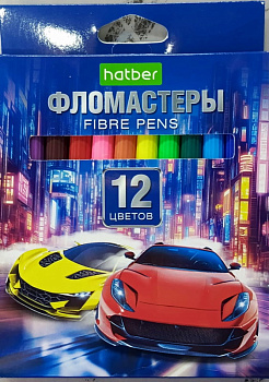 Фломастеры 12цв. ХАТ "Дрифт" 089907 ECO,к/к,е/подвес