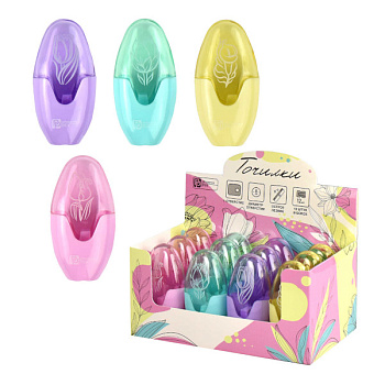 Точилка с контейнером 1отв. ФЕНИКС "Цветы" 64552 пласт.,3,9*2,5*7,6см,асс.