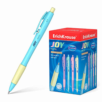 Ручка авт. масл. шар. EK JOY Pastel 55394 синяя,0,7,Ultra Glide Technology