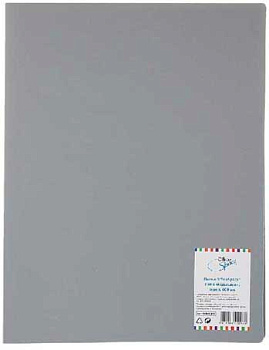 Папка с вкладышами/ 60 deVENTE А4 "Daily" 3105403 серая 600мкм фактура "песок" н