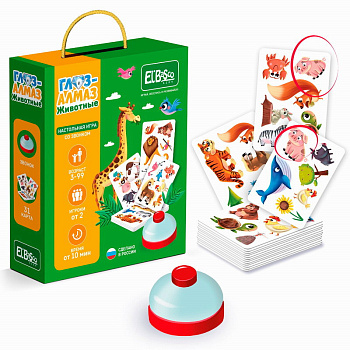 Игра со звонком Глаз-Алмаз Животные ET03-016