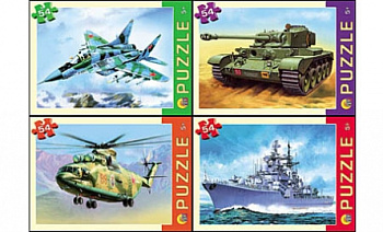 Пазлы (54эл) Транспорт П54-3667