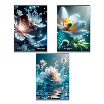 Тетрадь 80л. (клетка) А4 SVETOCH "Хрустальный звон" Т154 (01345)