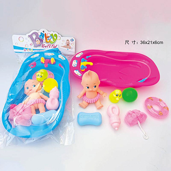 Пупсик с ванной 577-5 в сетке