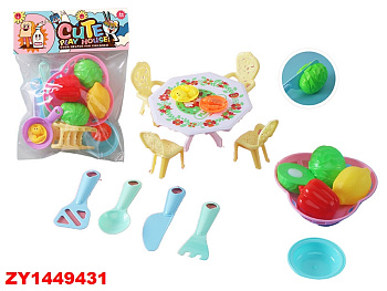 Набор "Столовая" A8-885 с овощами на липучке в пакете