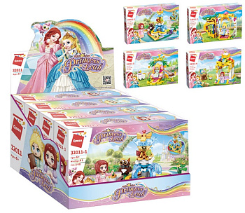 Мини-конструктор 32011 (Д) 113дет. (4шт/уп) в/к Цена за шт