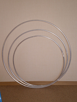 Обруч гимнастический алюм. d=700 мм