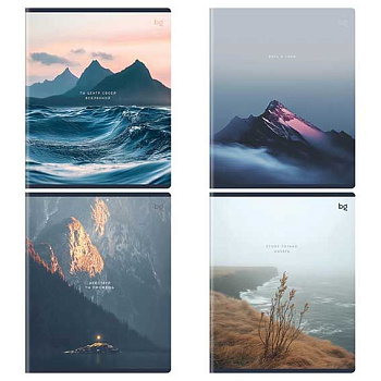 Тетрадь 96л. (клетка) BG "Верь в себя" 57652 мат.лам.,асс.