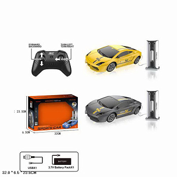 Электрокар на РУ  666-850 спортивный с заправ. станцией, аккум USB 27Mhz в/к