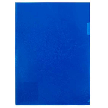 Папка-уголок А4 Expert Complete "Premier" EC21030002 синяя new,180мкм