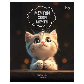 Дневник 1-11кл. BG тв.обл. "Мечтай свои мечты" 08383 глянц.лам.