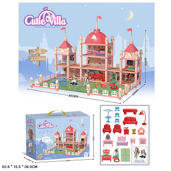 Дом для куколки 2022-27A (3эт.) в/к