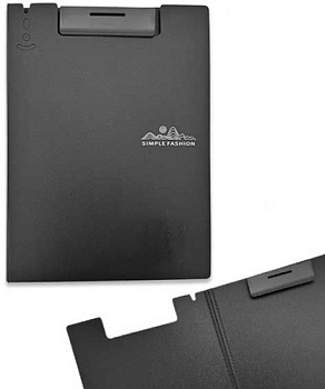 Папка-клипборд А4 INTELLIGENT DK-85-1 чёрный,с доп.створкой DK-85-1