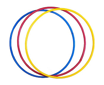 Обруч (60см) ассорти ОГ-6943