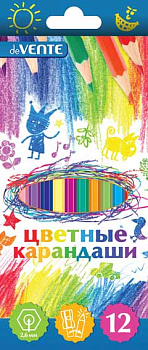 Карандаши 12цв. deVENTE "Cosmo" 5022303 шестигранные, к/к