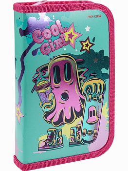 Пенал 1-секц, большой Модное привидение (ПН-4954) 190х115, глянц.ламинир.,твин-л