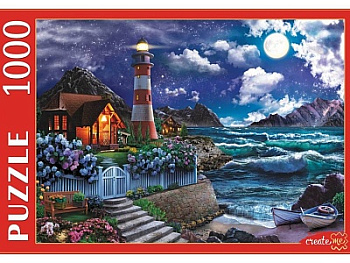 Пазлы (1000эл) Ночной маяк Ф1000-7137