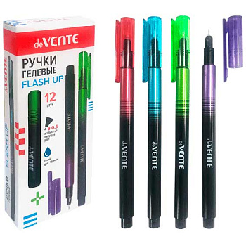 Ручка гелевая deVENTE "Flash Up" 5051219 синяя,0,5мм,корп.асс.