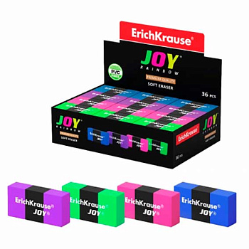 Ластик EK JOY Rainbow 46519 асс.
