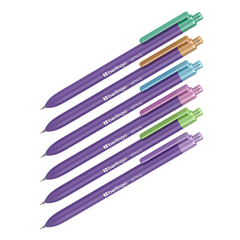 Карандаш механический Berlingo "Envy" 0,5мм, с ластиком, ассорти BSk_12160