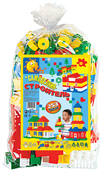 Конструктор Строитель Макси (253эл) в/м 0552 (Полесье)