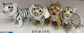 ММ.Звери Сафари 25см 4вида D38178