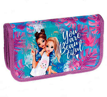 Пенал 2отд. 190*105 ПЧЕЛКА ПО-49 "Фиолетовое настроение" печать на ткани