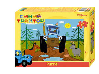 Пазлы (60эл) Синий трактор 81262 (Степ Пазл)