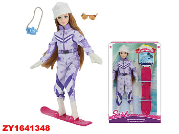 Кукла на сноуборде 92011-D в/к