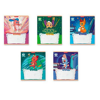 Тетрадь 12л. (клетка) EK "Волшебный друг" 58233 асс.