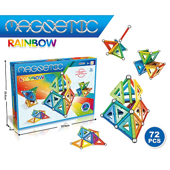 Конструктор магнитный AQ-777-2 (80дет) в/к