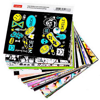 Наклейка на банковскую и транспортную карты с высечкой под чип ХАТ асс.