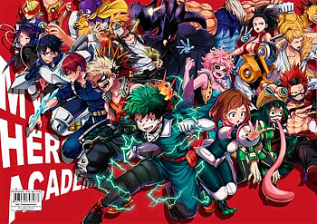 СБ Альбом для рисования 40л. "Геройская академия" с завязками  А-42