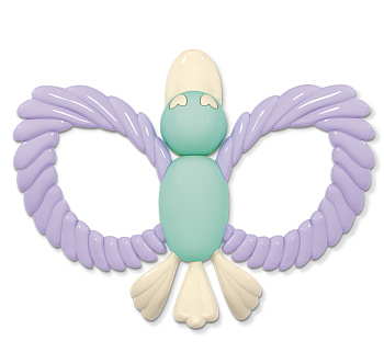 Погремушка-прорезыватель Бисквит Птичка 02198 (Стеллар)