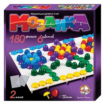 Мозаика (d20/6цв/180эл/2поля) 02007