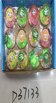 Мяч вод. 5,5см свет. (12шт/уп) с фруктами Цена за шт D37133