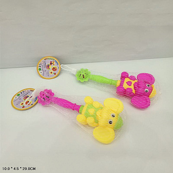 Погремушка 828-13A слон на палочке в сетке