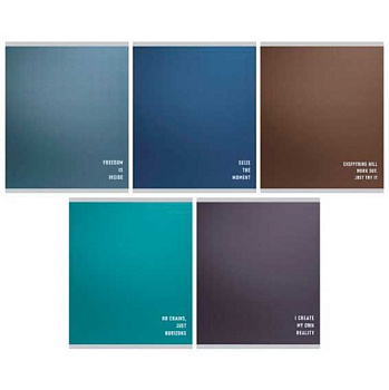 Тетрадь 48л. (линейка) ЭКСМО "Denim Color" ТЛ489636 мел.карт.,асс.