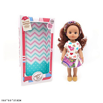 Кукла 34см 2488A-1 муз в/к