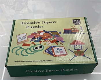 Головоломка-Мозаика из дерева - собери фигуру D40901