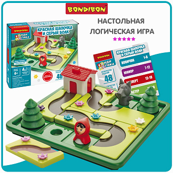 Bondibon Логическая игра БондиЛогика Красная шапочка и серый волк ВВ6013