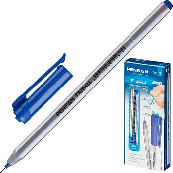 Ручка шар. PENSAN "TRIBALL" 1003с 384831 синяя,1,0мм
