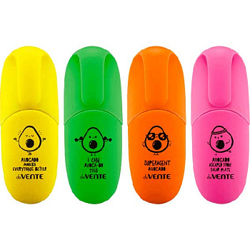 Маркер текст. deVENTE "Avocado" 5045100 неон,цвет в асс.,скош.1,-5мм,плоский мин