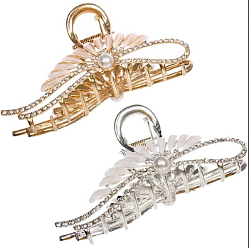 Заколка - краб для волос на блистере "LAVITA", завиток 687-477