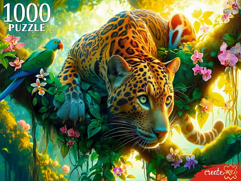Пазлы (1000эл) Леопард на охоте ХП1000-8281