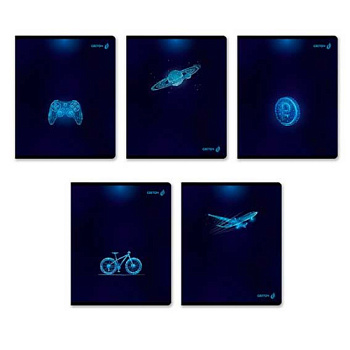 Тетрадь 96л. (клетка) SVETOCH "Искра времени" 96Т15 (01000) глянц.лам.